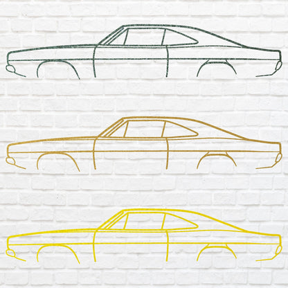 Metal Car Wall Art, Metal Car Sign Garage Decor, Laser Cut Wall Art For House Warming Gift, Gift For Dad