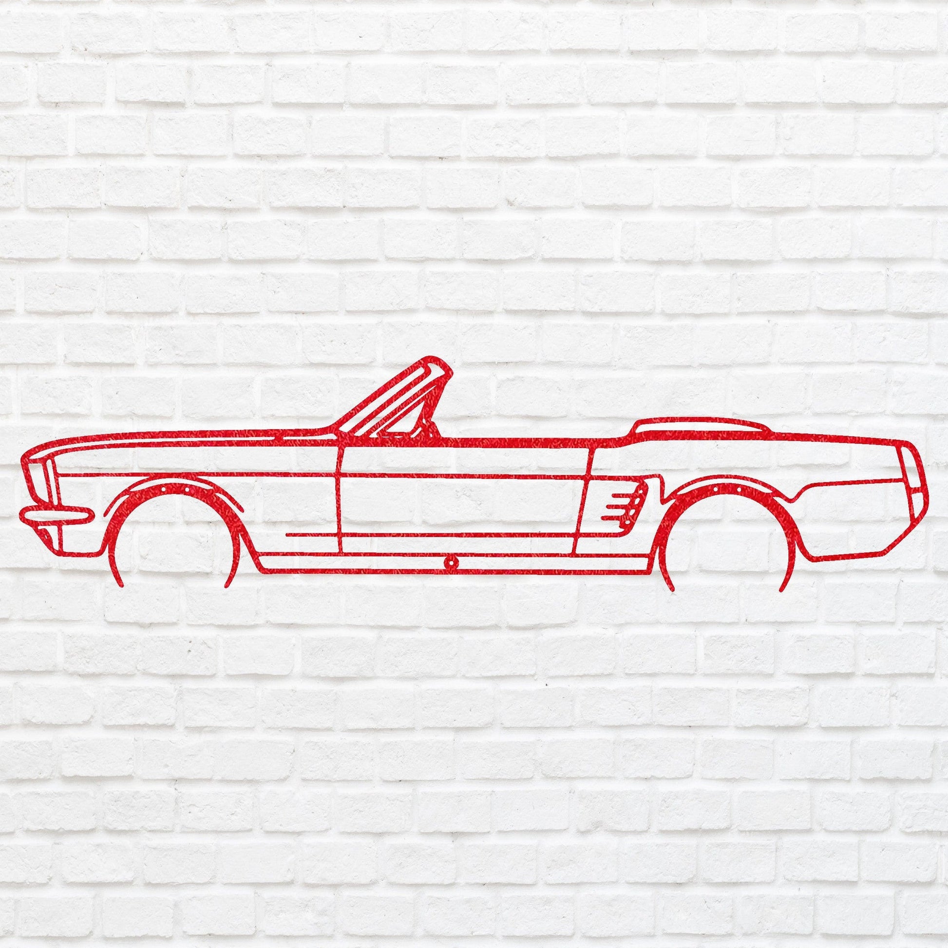 Metal Car Sign, Laser Cut Metal Sign For Garage Decor, Car Artwork Gifts For Driver, Car Lover Room Decor