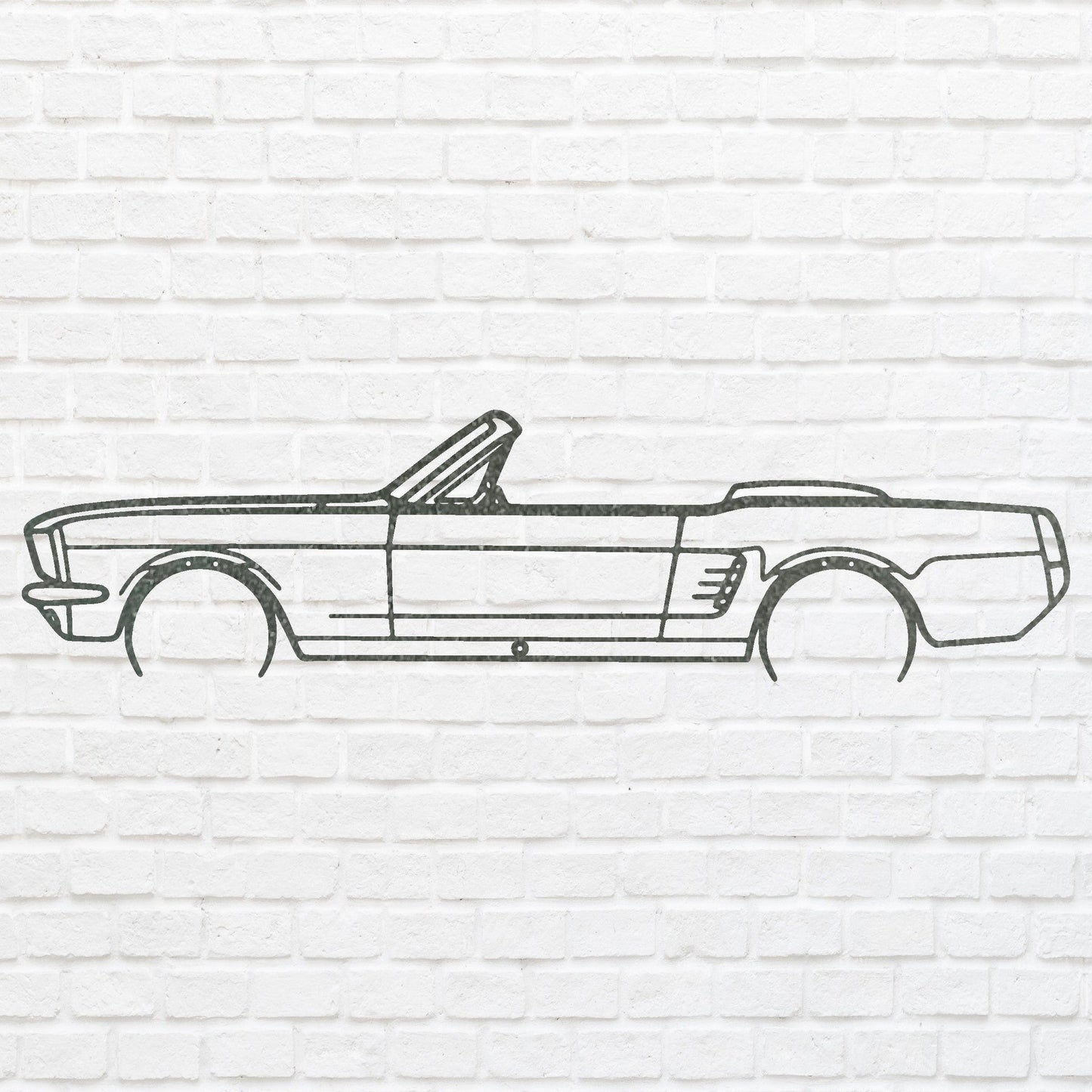 Metal Car Sign, Laser Cut Metal Sign For Garage Decor, Car Artwork Gifts For Driver, Car Lover Room Decor