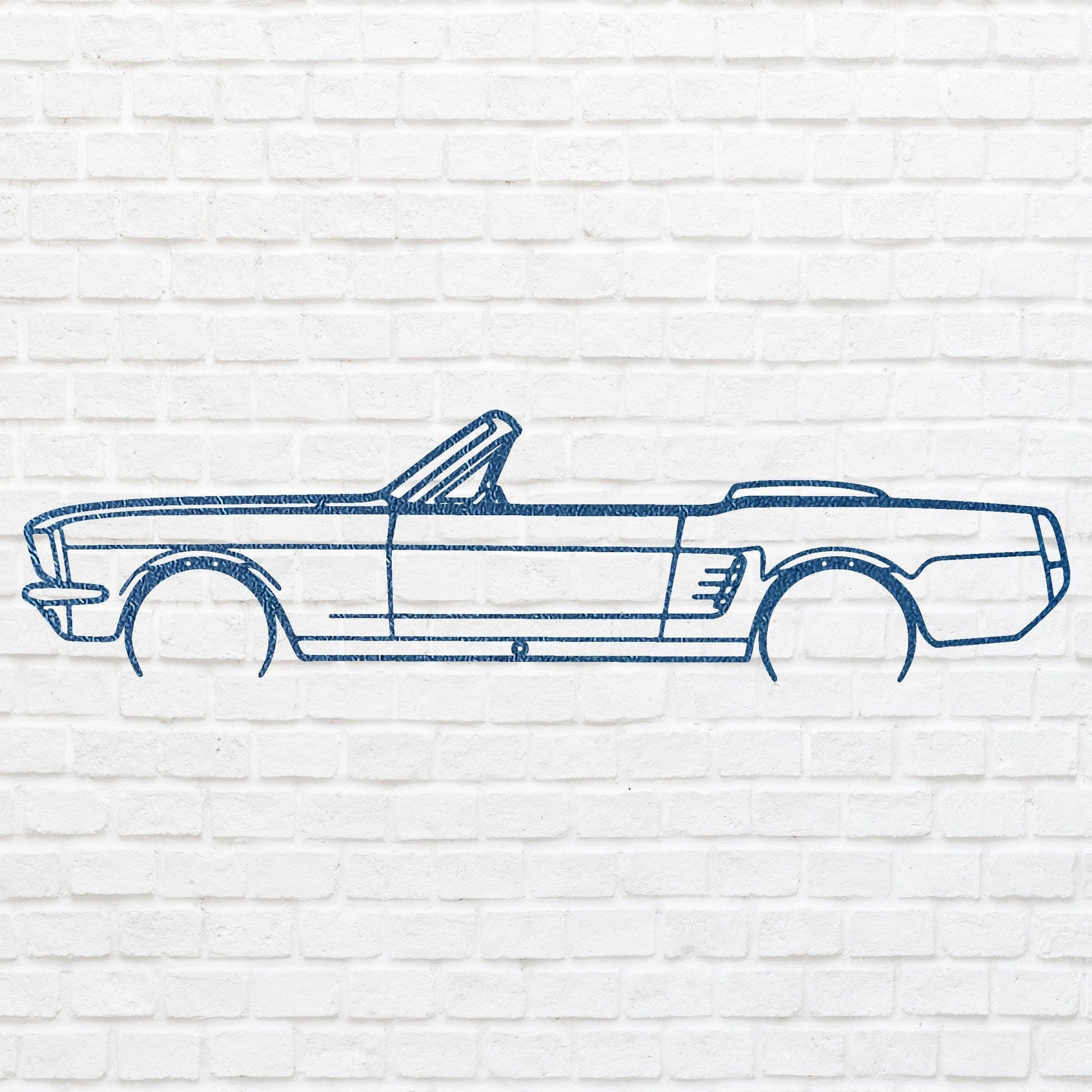 Metal Car Sign, Laser Cut Metal Sign For Garage Decor, Car Artwork Gifts For Driver, Car Lover Room Decor