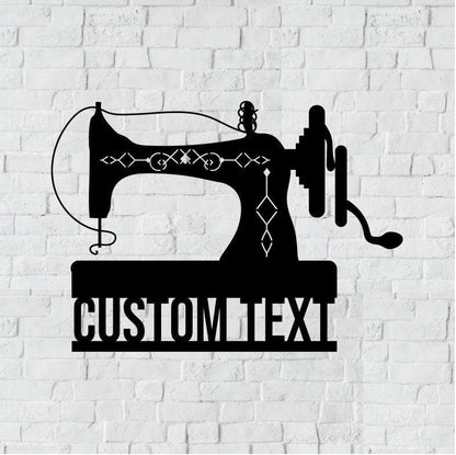 Personalized Sewing Metal Sign / Sewing Wall Decor / Sewing Room Metal Wall Decor / Sewer Personalized Decor /