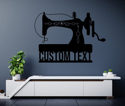Personalized Sewing Metal Sign / Sewing Wall Decor / Sewing Room Metal Wall Decor / Sewer Personalized Decor /