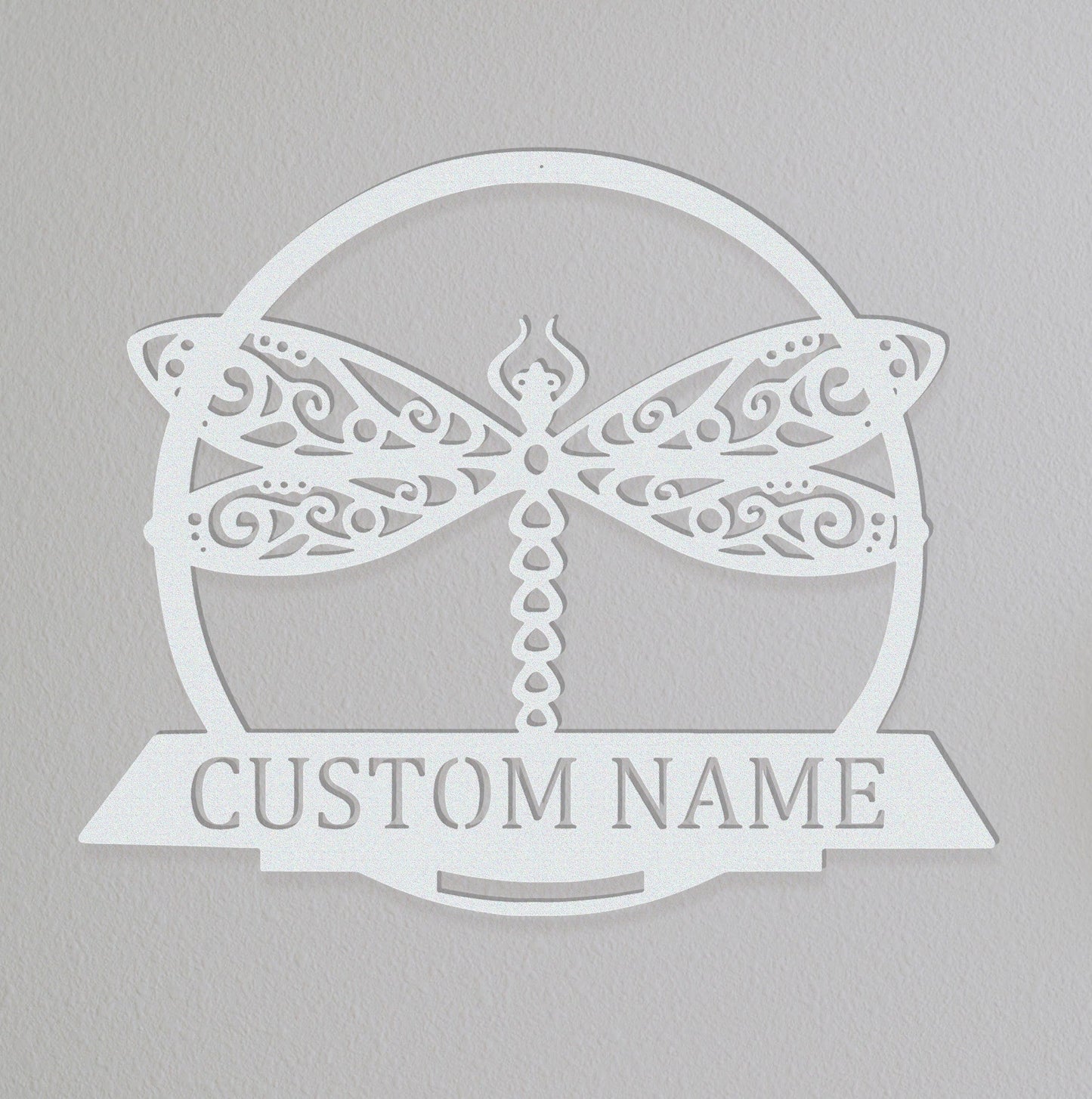 Custom Dragonfly Sign,LED light,Garden Decor,House Decor,Garden Sign,Dragonfly Sign,Personalized Dragonfly Sign,Family Name Sign