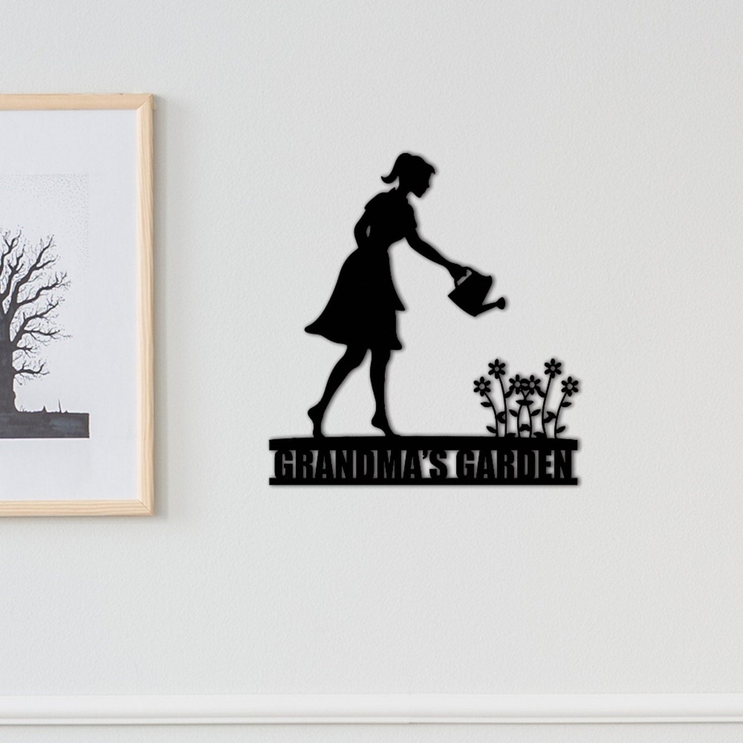 Custom Garden Metal Sign,Garden Wall Art,Personalized Garden Decor,Garden Wall Hanger,Outdoor Decor,Yard Decor,Grandma's Garden sign