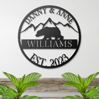 California Metal Wedding Sign, Last Name Established Sign, Family Name Sign, Metal Sign Custom, Couple Gift, California Personalized Sign