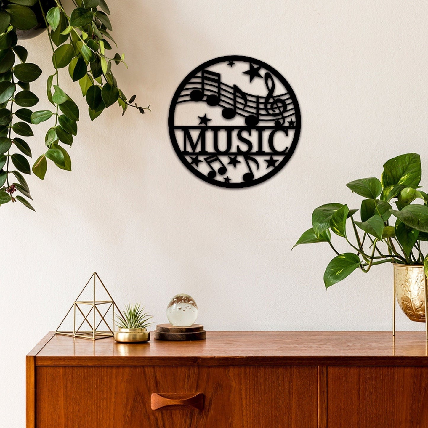 Custom Music Metal Sign,Personalized Music Wall Art,Musician Gift,Music Studio Decor,Musical instrument Shop Decor,Music Room Decor