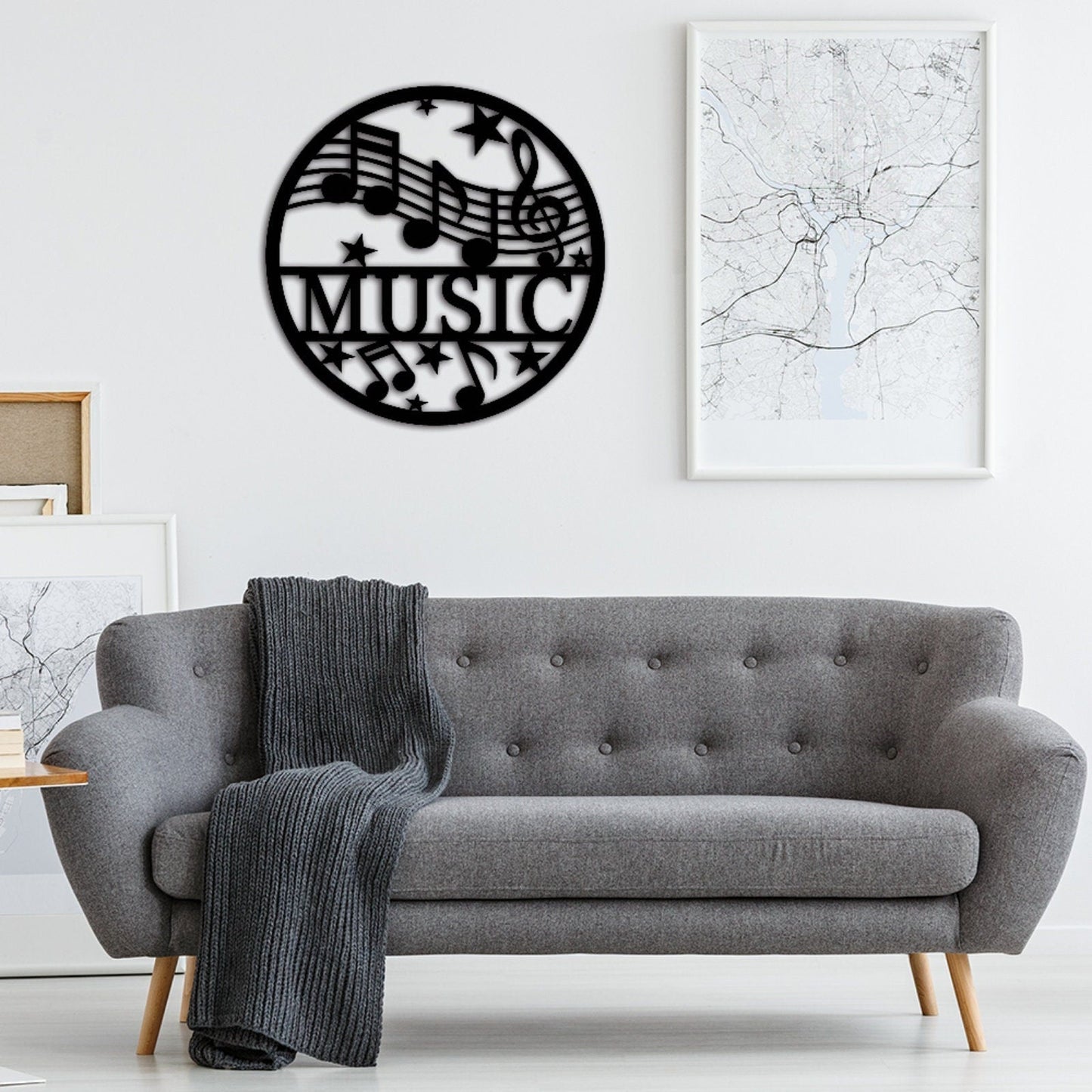 Custom Music Metal Sign,Personalized Music Wall Art,Musician Gift,Music Studio Decor,Musical instrument Shop Decor,Music Room Decor