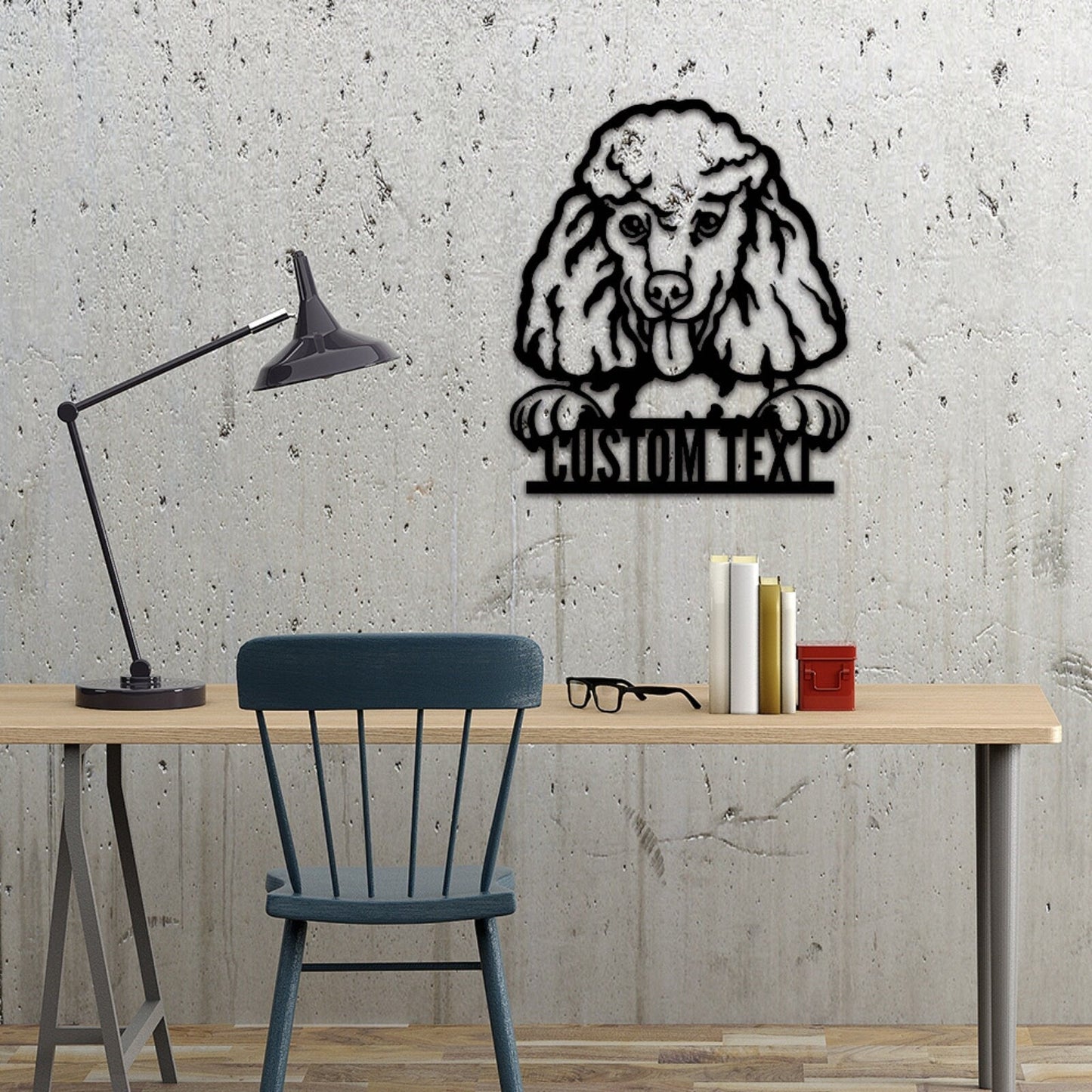 Custom Poodle Dog Metal Sign,Personalized Poodle Dog Wall Art,Dog House Decor,Room Decor,Dog Lover Gift,Dog Sign for Home,Pet Wall Decor