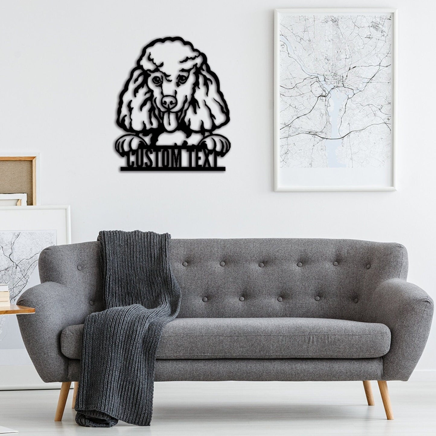 Custom Poodle Dog Metal Sign,Personalized Poodle Dog Wall Art,Dog House Decor,Room Decor,Dog Lover Gift,Dog Sign for Home,Pet Wall Decor