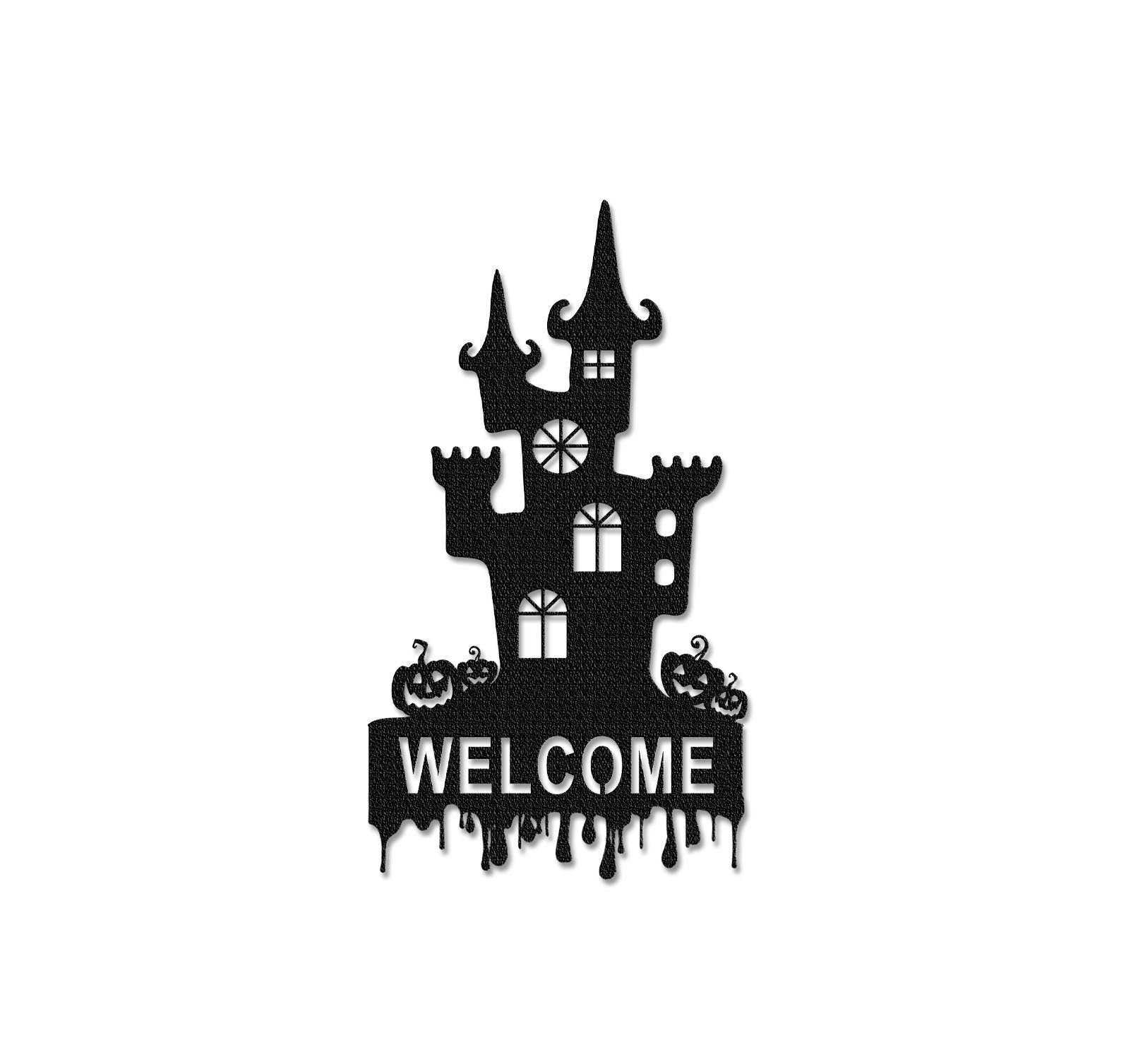 Custom Halloween Metal Sign,Halloween Asylum Art,Personalized Halloween Haunted House Decor,Halloween Gift,Halloween Wall Decor