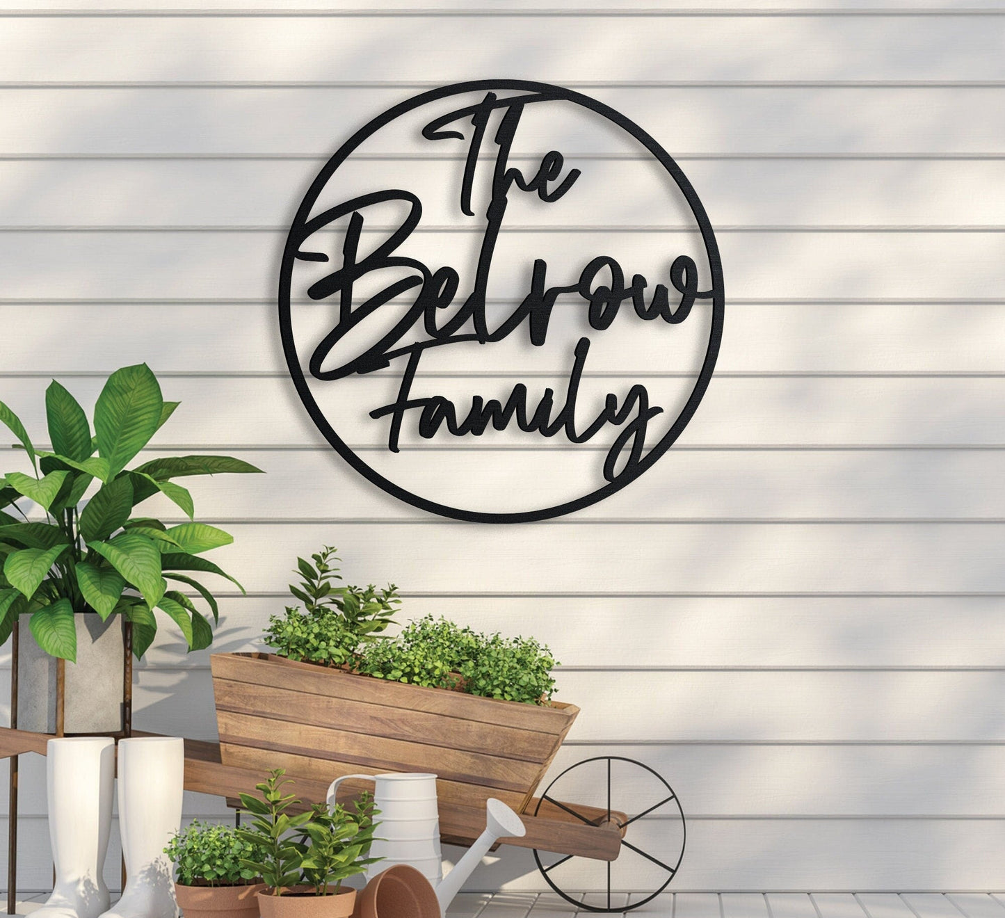 Metal Name Sign, Custom Metal Sign, Metal Name Sign, Initial Sign, Metal Family Name Sign, Family Name Sign, Door Hanger, Home Decor