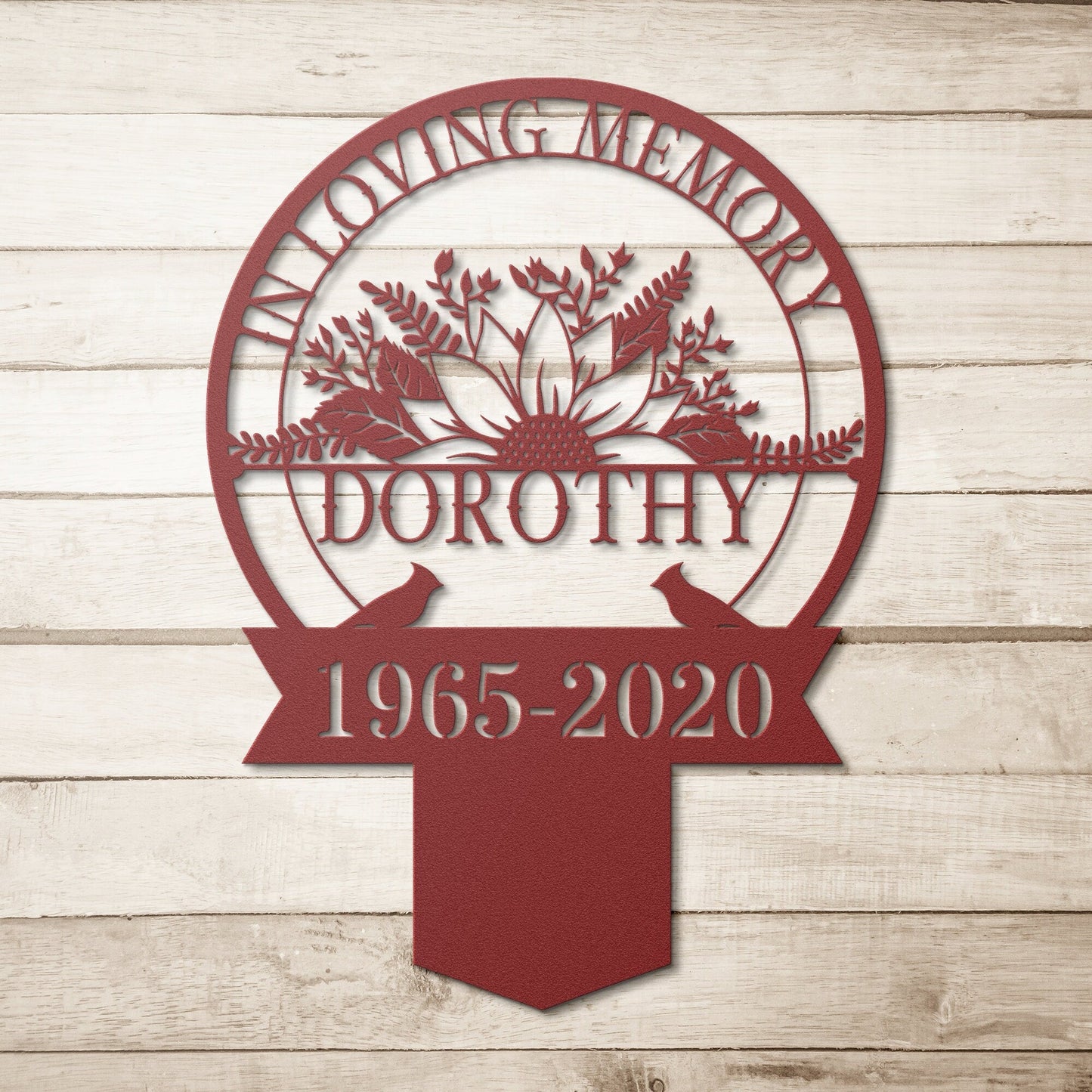 Personalized Memorial Plaque Stake, Memorial Gifts for Loss of Mother, Memorial Sign, In Loving Memory Gift, Symphaty Gift Loss Of Father