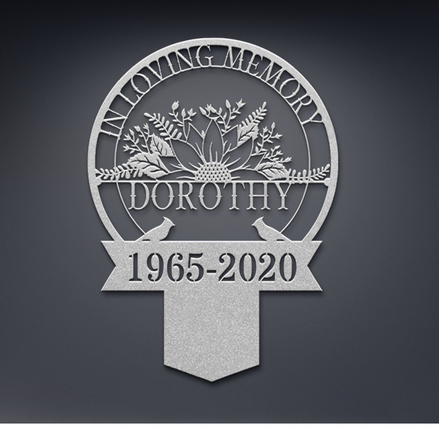 Personalized Memorial Plaque Stake, Memorial Gifts for Loss of Mother, Memorial Sign, In Loving Memory Gift, Symphaty Gift Loss Of Father