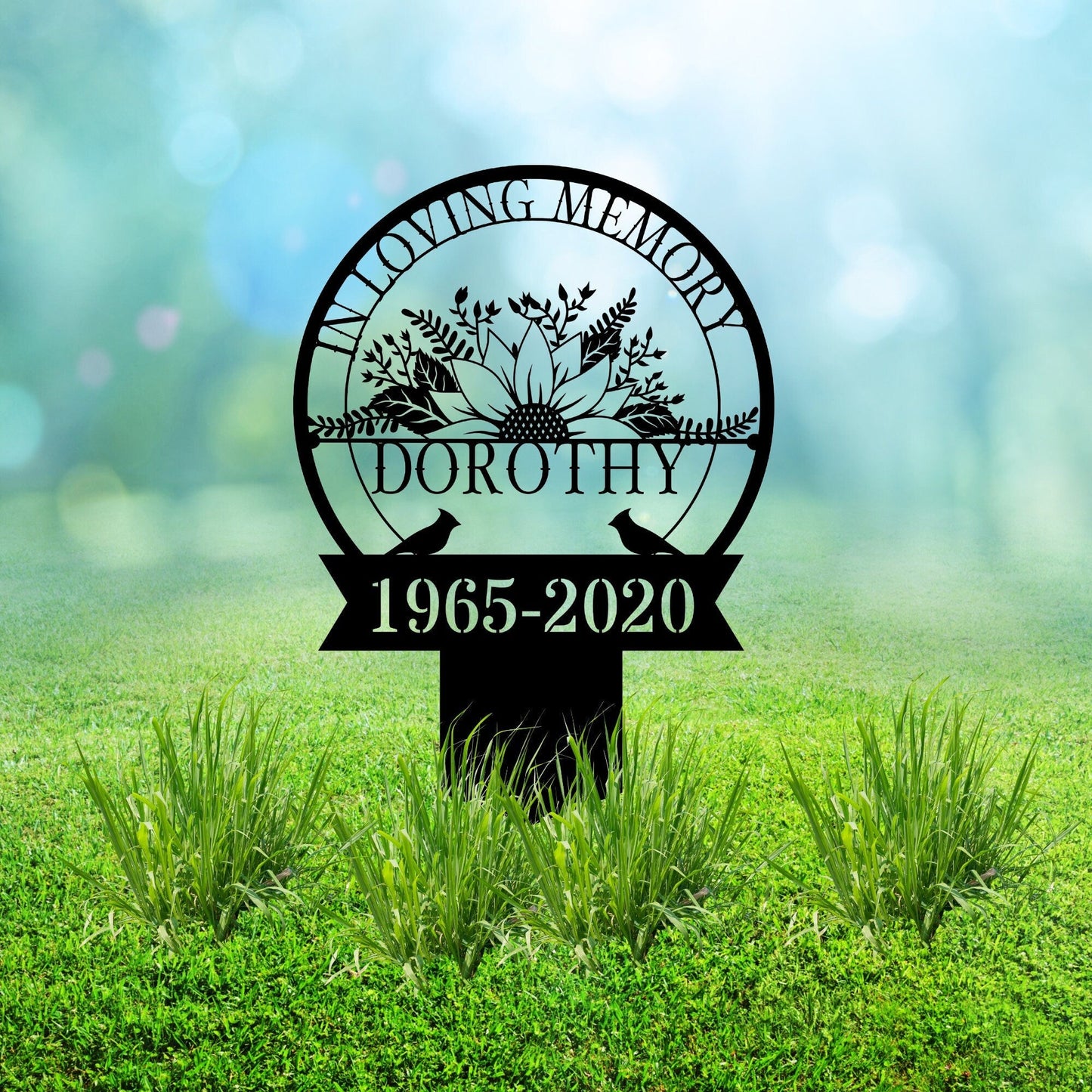 Personalized Memorial Plaque Stake, Memorial Gifts for Loss of Mother, Memorial Sign, In Loving Memory Gift, Symphaty Gift Loss Of Father