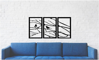 Limited Edition Three Piece Metal Wall Art Collectable / Metal Wall Art / 3 Piece Metal Wall Art / Metal Home Decor / Home Decor 3 Piece Art