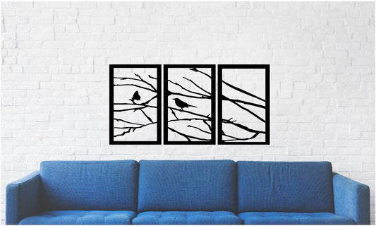 Limited Edition Three Piece Metal Wall Art Collectable / Metal Wall Art / 3 Piece Metal Wall Art / Metal Home Decor / Home Decor 3 Piece Art