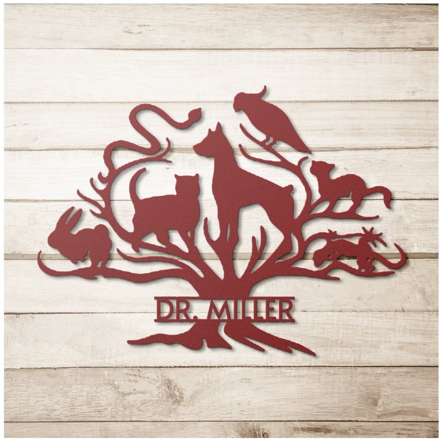Custom Metal Veterinary Sign, Veterinarian Doctor Metal Sign, Veterinary Gift, Veterinarian Office Sign, Vet School Graduation Gift, DVM Art