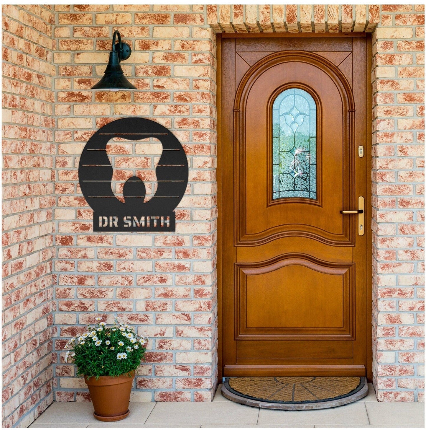 Dentist Gift, Dentist Metal Sign, Personalized Gifts Dentist, Dentist Graduation Gift, Dental Gifts, Dentist Door Hanger, Dentist Decor