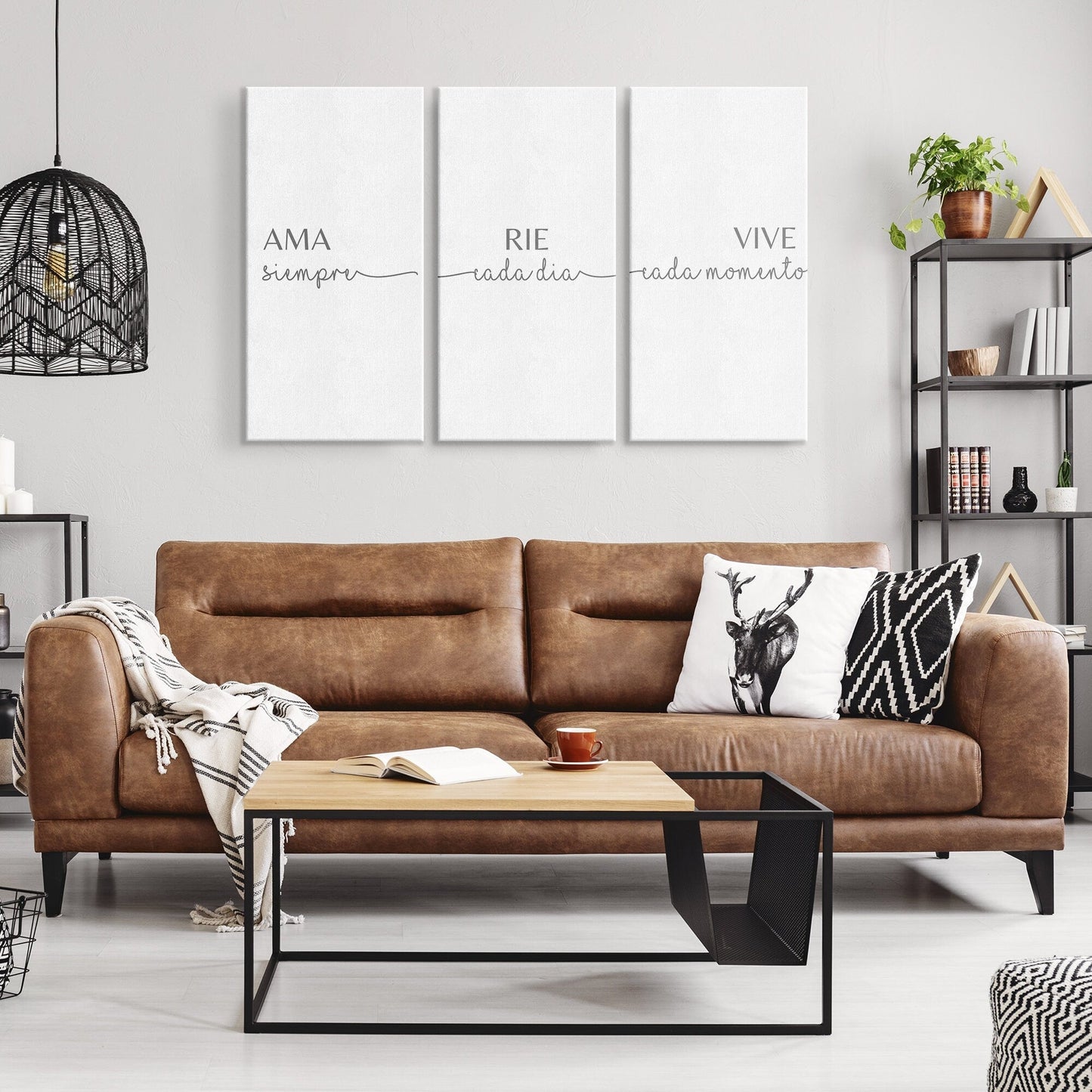 Ama Siempre Set Of 3 Canvas, Large Print Set, Above Bed Sign, Inspirational Quote Canvas, Anniversary Gift , Canvas Motivation Wall Art