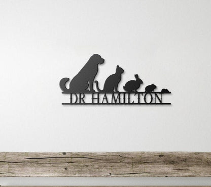 Copper Veterinary Doctor Metal Sign, Veterinary Gift, Personalized Vet Gift, Veterinary Art, Gift For Veterinarian, Vet Room Decor