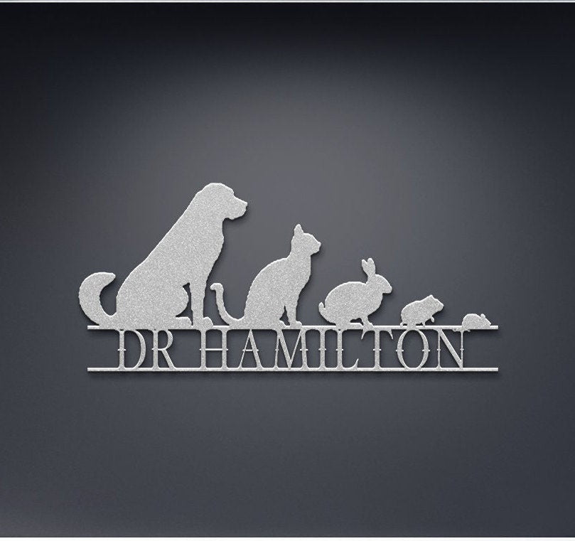 Copper Veterinary Doctor Metal Sign, Veterinary Gift, Personalized Vet Gift, Veterinary Art, Gift For Veterinarian, Vet Room Decor