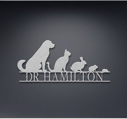 Copper Veterinary Doctor Metal Sign, Veterinary Gift, Personalized Vet Gift, Veterinary Art, Gift For Veterinarian, Vet Room Decor